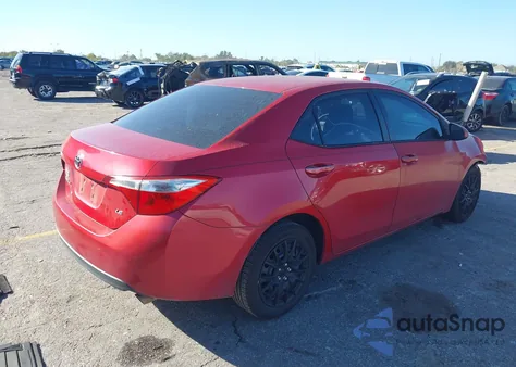 2015 Toyota Corolla Le из США, поврежденный, VIN 2T1BURHE1FC245535